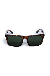 Eyewear: EYELINE IN TORTOISE/BLACK W. GREEN LENS