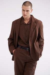 Mens Coats Jackets: STOPOVER IN CACAO, S25