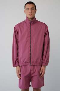 Mens Coats Jackets: WINDBREAKER IN CERISE, S24