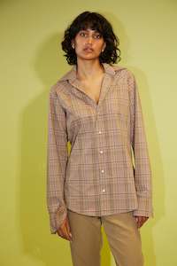 Womens Shirts: THE WORKSHIRT IN TOFFEE,W23