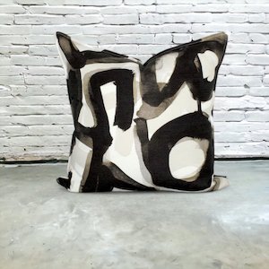 ABSTRACTION OBSIDIAN |  OUTDOOR CUSHION