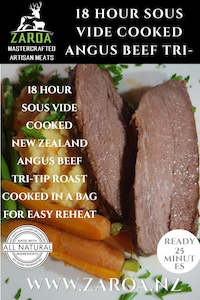 Angus Beef Tri Tip Roast - 18 Hour Sous Vide Cooked