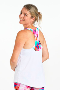 Clothing: Oásis + Branca - Splashback Singlet