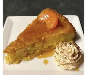 Orange Cake Wedge (Gluten Free)