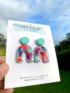 Homewares: Mint and Multi Glitter Dangles