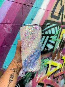 Milky Way Glitter Tumbler