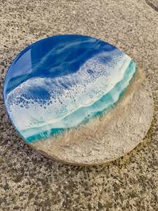 Mini Sandy Beach - Resin Wall Art