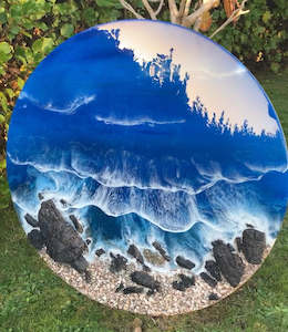 The Rock Pools - Resin Wall Art