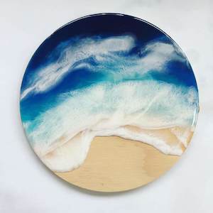 Small Beach Round Wall Hanging