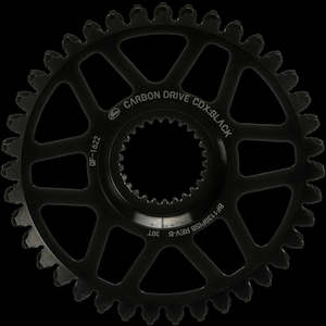 Bicycle and accessory: Front sprocket Steel Gates CDX:BLACK -  39T