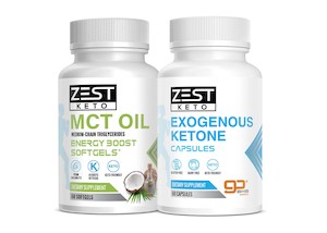 KETO BOOSTER BUNDLE | BHB Exogenous Ketones + MCT Oil Softgels