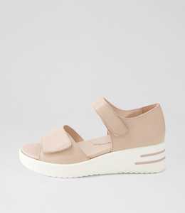 Sunnieys Xw Rose White Leather Sandals by Ziera at Ziera NZ