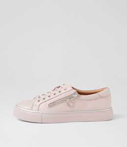 Pamela Xf Dusty Pink Leather Sneakers by Ziera at Ziera NZ