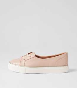 Patrese Xf Nude Leather Flat Shoes by Ziera at Ziera NZ