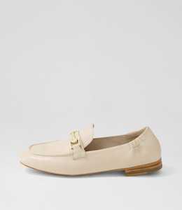 Shoe: Elodies W Vanilla Leather Loafers by Ziera at Ziera NZ