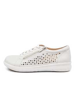 Shovo Xf White Leather by Ziera at Ziera NZ