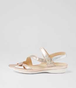 Belta W Metallic Multi Leather Sandals by Ziera at Ziera NZ