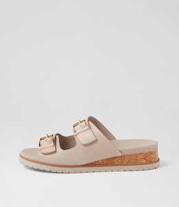 Vadore W Almond Leather Sandals by Ziera at Ziera NZ