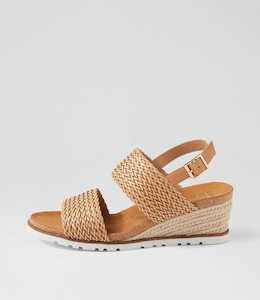 Kokoyo W Biscuit Weave Leather Sandals by Ziera at Ziera NZ