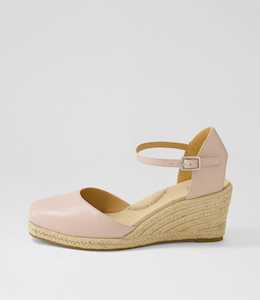 Autumn W Rose Leather Wedges by Ziera at Ziera NZ