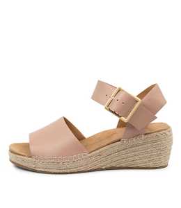 Kraig Xf Blush Leather Sandals by Ziera at Ziera NZ