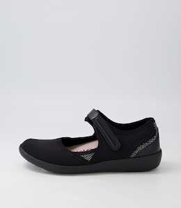 Ushery Xf Black Neoprene Sneakers by Ziera at Ziera NZ