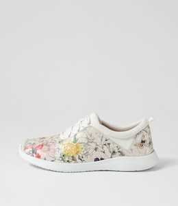 Fox Xf White Fields Leather Sneakers by Ziera at Ziera NZ