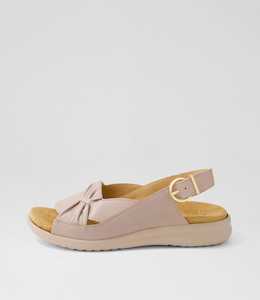 Bari Xw Cafe Leather Sandals by Ziera at Ziera NZ