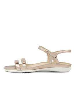 Breeze W Champagne Leather Sandals by Ziera at Ziera NZ