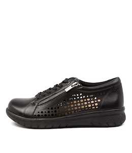 Shoe: Shovo Xf Black Leather by Ziera at Ziera NZ