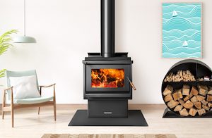 Indoor Heating: Woodsman Coleridge ULEB wood fire