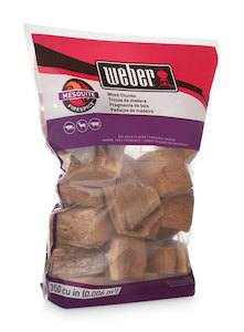 Weber Mesquite Wood Chunks 1.8 kg (net weight)