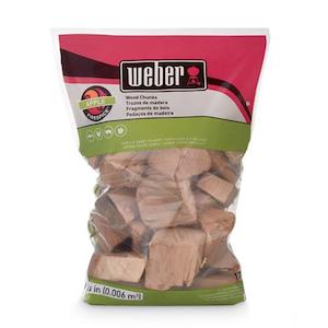 Weber Apple Wood Chunks 1.8 kg (net weight)