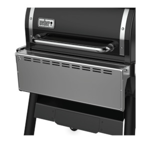 BBQs – Zink: Weber Stainless Steel Folding Front Shelf Built for SmokeFire EX4 Wood Pellet Barbecue