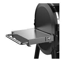 Weber Stainless Steel Folding Side Table Built for SmokeFire Wood Pellet Barbecues