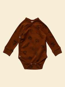 Baby wear: Long-sleeve Kimono Bodysuit