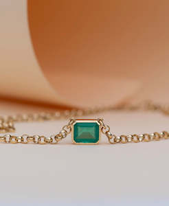 Jewellery manufacturing: One of a Kind 471 - 18k Yellow Gold, Emerald