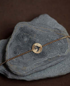 Moonbird Bracelet  - 22k Gold Vermeil