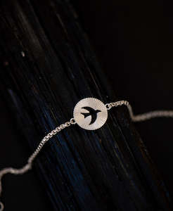 Moonbird Bracelet  - 925 Sterling Silver