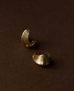 Jewellery manufacturing: Lucia Hoops - 22k Gold Vermeil