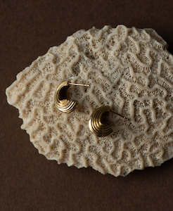 Jewellery manufacturing: Mini Lucia Hoops - 22k Gold Vermeil