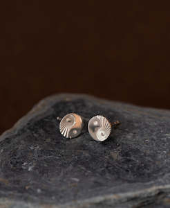 Jewellery manufacturing: Yin Yang Studs - 925 Sterling Silver