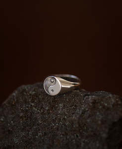 Jewellery manufacturing: Yin Yang Ring  - 925 Sterling Silver