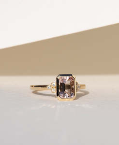 Jewellery manufacturing: Limited Edition 176 - 18k Yellow Gold, Pink Morganite