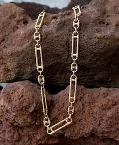 Prana Chain (40cm) - 22k Gold Vermeil