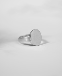 Jewellery manufacturing: Adamo Large Signet - Platinum