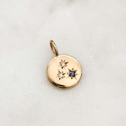 Three Star Pendant Charm