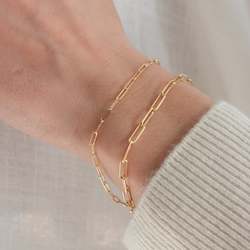 Paperclip Chain Bracelet