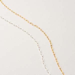 Diamond Cut Paperclip Chain