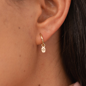 Gold smithing: Astra Huggie Earrings